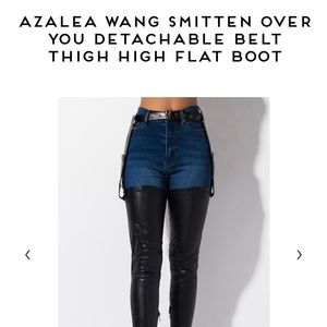 Akira Azalea Wang Smitten Over You Thigh High Boot